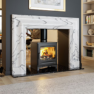 Henley Sherwood 10kW Double Sided Fireplace