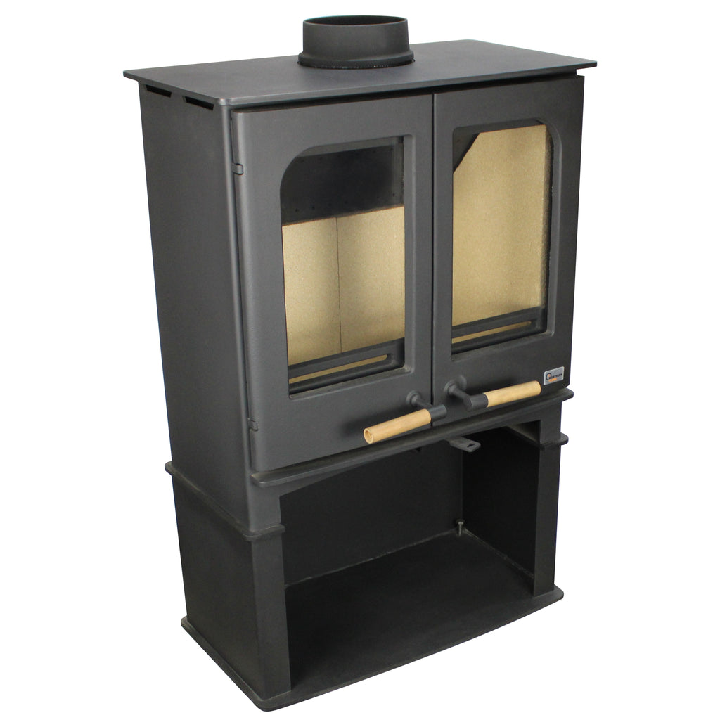 Northern Flame Panoramic Twin Door With Stand — alternate product view