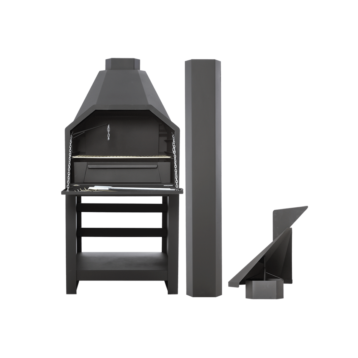 Model 800 Super Deluxe Freestanding Braai — main product image
