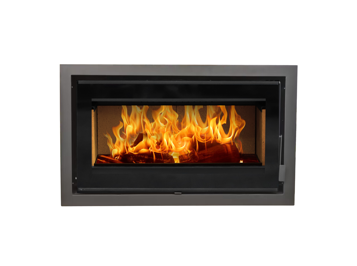 Flamm 950 Built-in Fireplace + Trim plate (13-16kW) — main product image
