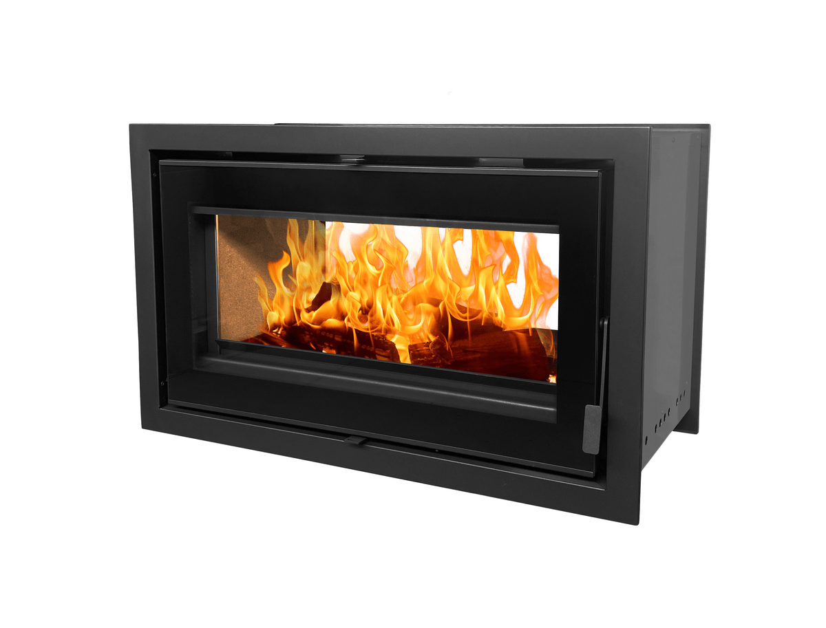 Flamm 950 Double sided Built-in Fireplace + Trim plates (13-16kW) — main product image