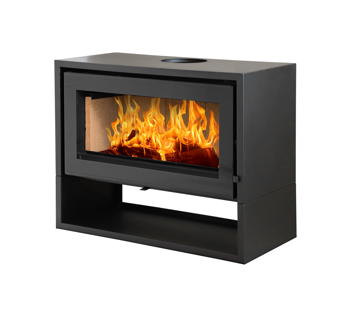 Flamm 950 on Log Base Freestanding Fireplace (13-16kW) — main product image