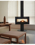 Flamm B4 Double Sided Freestanding Fireplace (10-12kW) — main product image