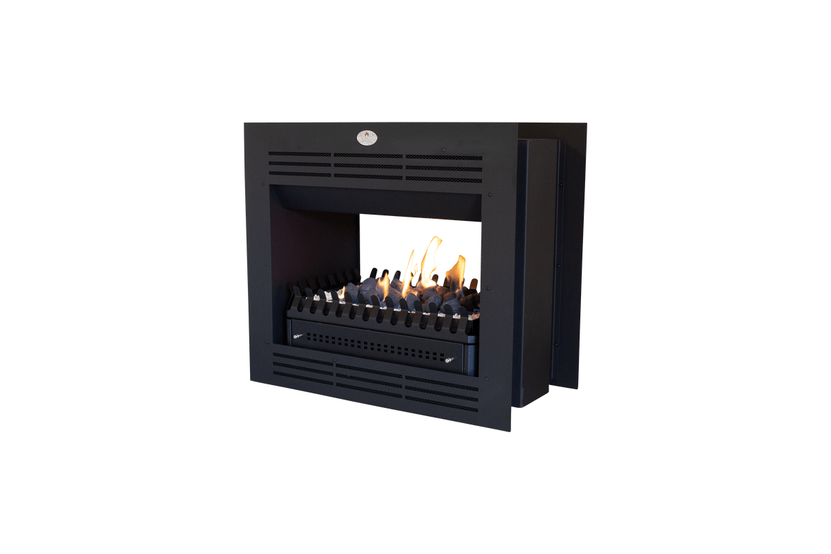 Firebox Vent Free Double Sided Model 940 Mild Steel Facade (Coal Grate) — main product image