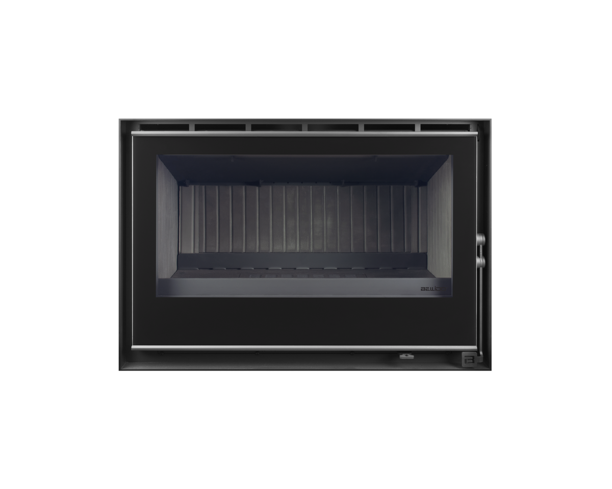 Bellido Llama Crystal 80 Built-in Fireplace + 4 sided trim plate (10-12kW) — main product image