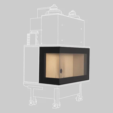L’artistico – ORY AP 800 2f SX Pellet Fireplace 15,3kw