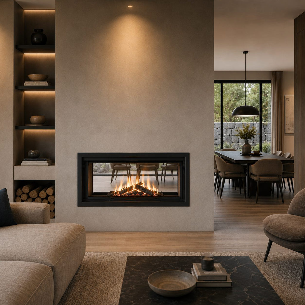 Dorako Linea DF H 1180 4.0 Double-Sided Fireplace