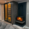 Kfd – Sto M14 R Freestanding Corner fireplace 15kw