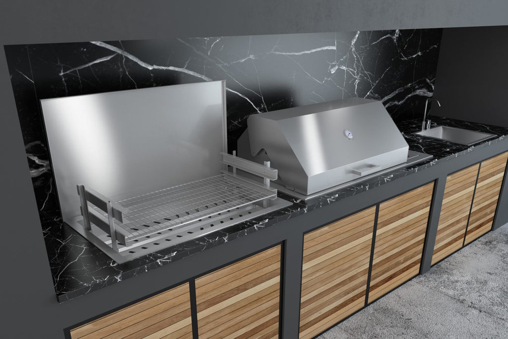 Drop-In Wood/charcoal Braai 950