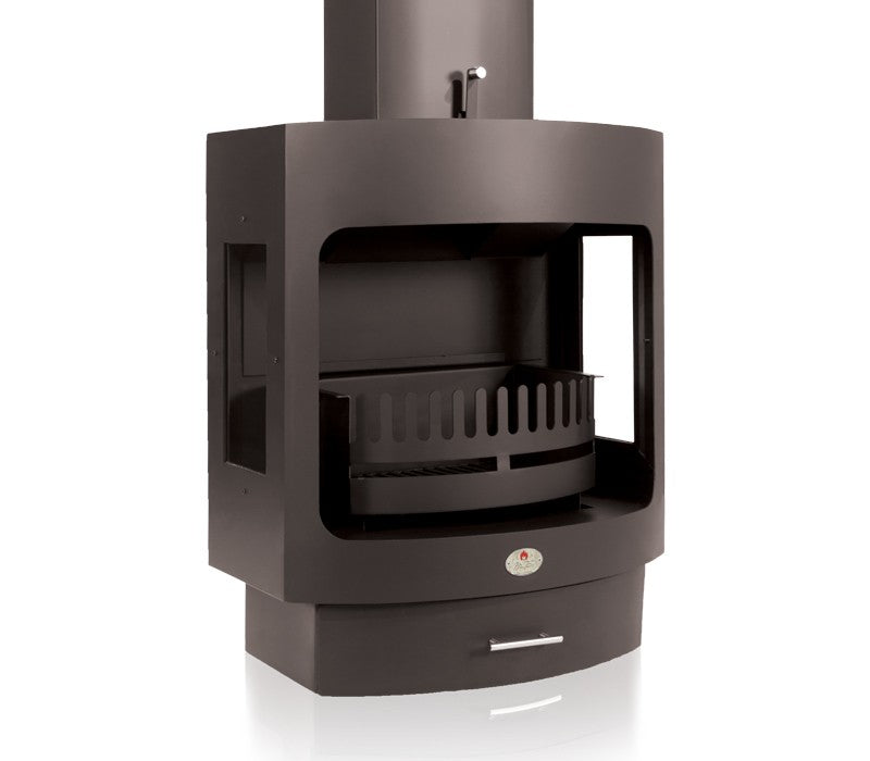 Maluti Fireplace 750 With Side Glass — main product image