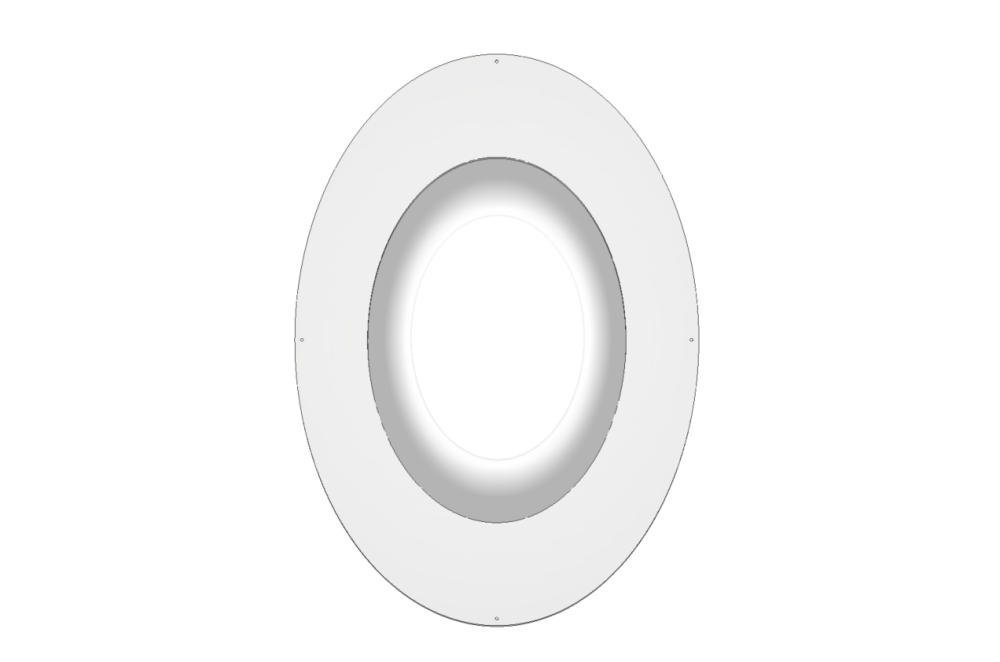 350mm 45" Rosette Ceiling Plate