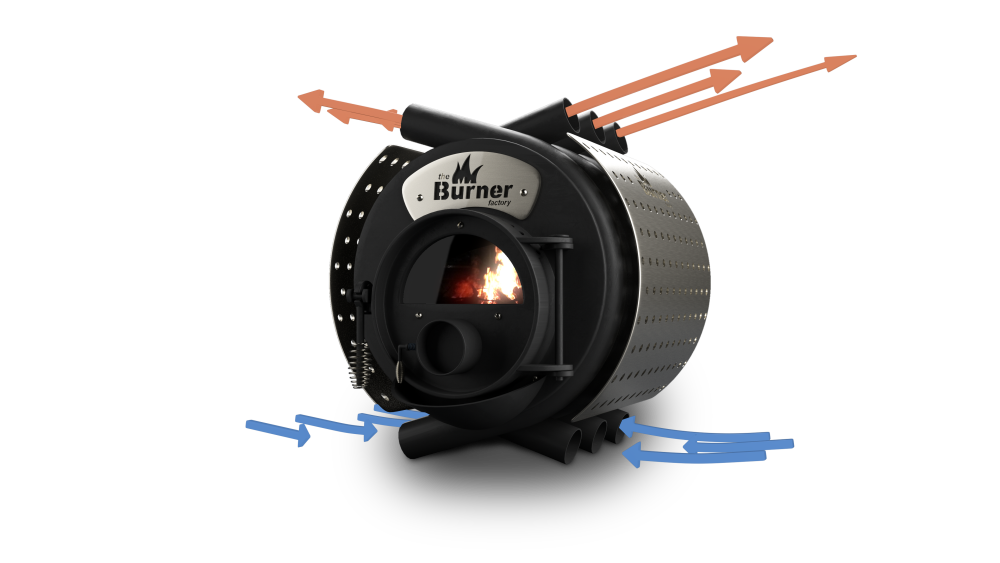 The Burner Fireplace — alternate view