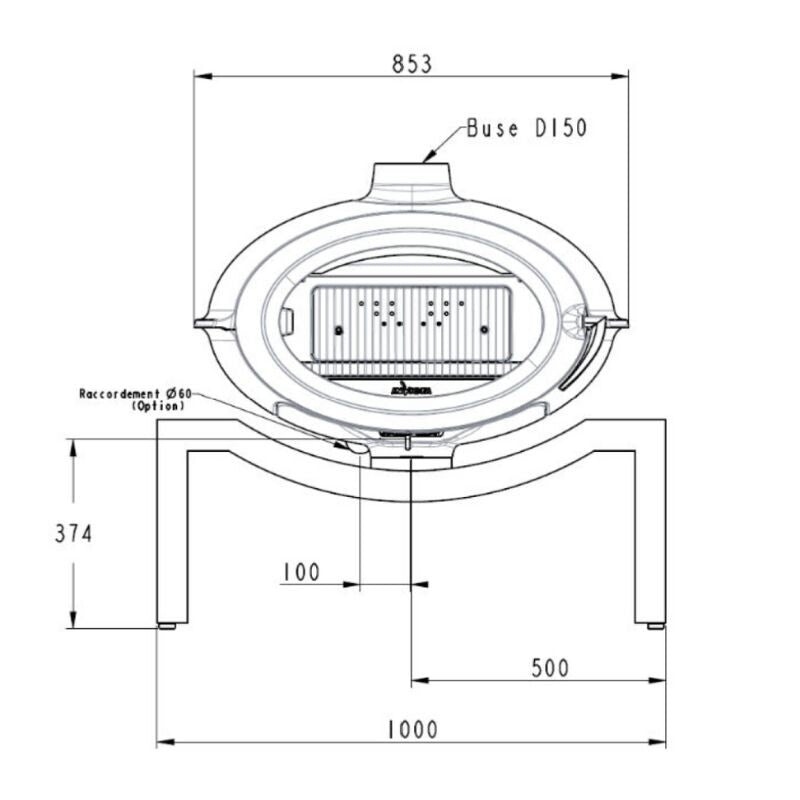 Invicta Brio on Small Bench (Direct Air Supply) — alternate view