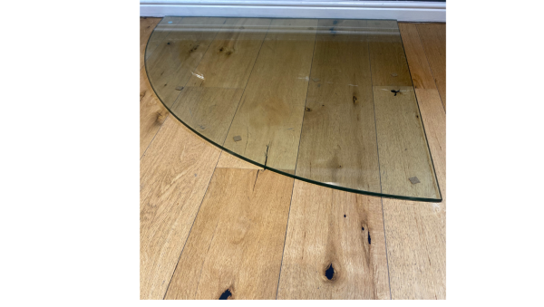 10mm Glass Baseplate - LG Quarter Circle (1058 x 1058mm)