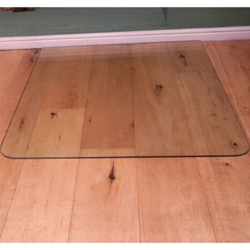 10mm Glass Baseplate - 2x Radius Edge (1000 x 1000mm)