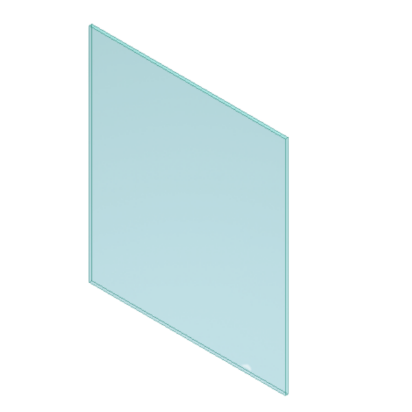 10mm Glass Baseplate - (850 x 750mm)
