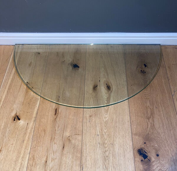 10mm Glass Baseplate - Half Circle (750 x 375mm)