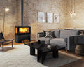 Carbel RA 3 Sided Fire With Base — main view