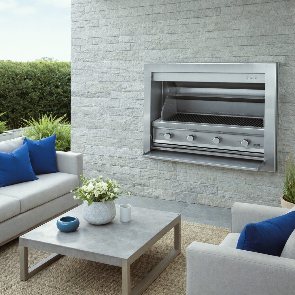 Built-In Gas Braai Premium Stainless steel 1020