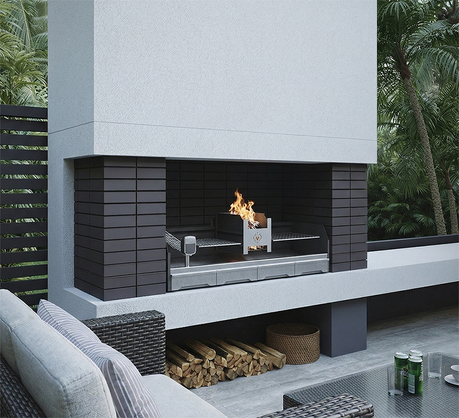 Table top Wood braai insert 1540mm