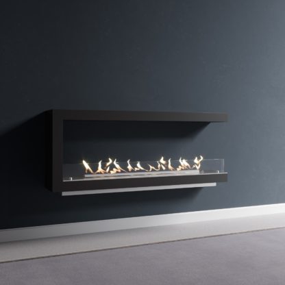 SAfire – Canto Wallart 1300 Black Gas fireplace
