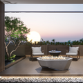 Asteroid Gas Fire pit