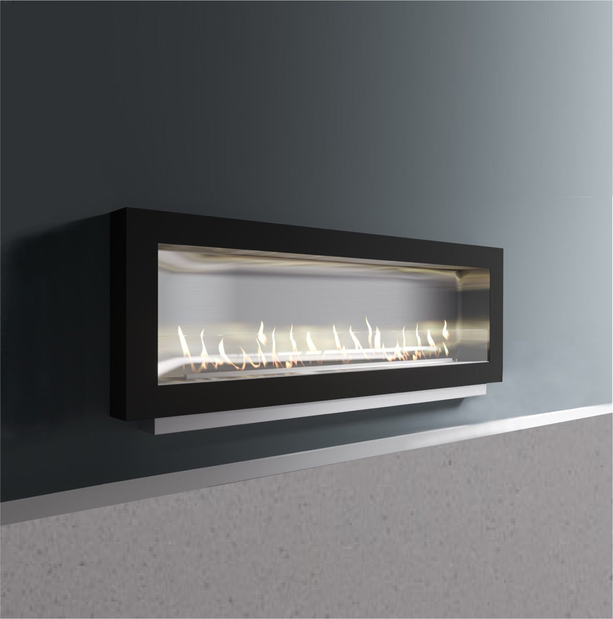 SAfire – Chanterie Wallart 1300 Black Gas fireplace