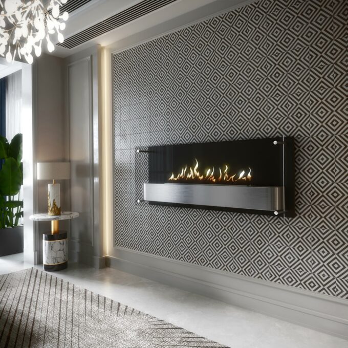 SAfire – Vision Wallart 1200 Gas fireplace