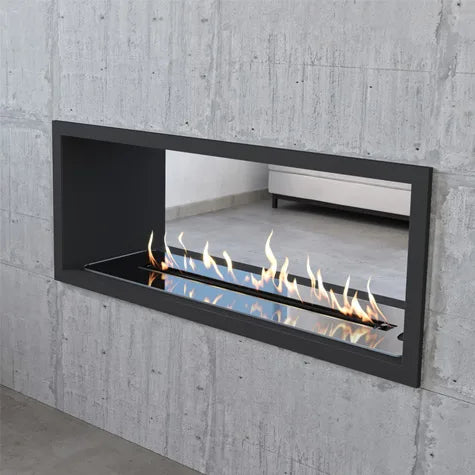 SAfire – See Through Linear Gas fireplace 1010mm