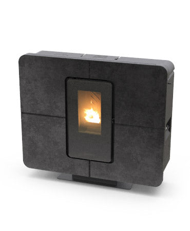 Thermorossi Slimquadro 11 Evo Gres Freestanding Pellet Fireplace 10.3kw