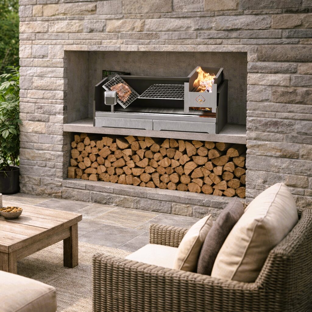 Table top Wood braai insert 940mm