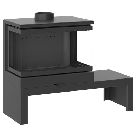 Kfd – Sto M14 3F N/L table top Fireplace 3 sided16kw