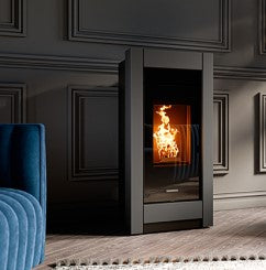Thermorossi Essenza Metalcolor Natural Air EVO Pellet Fireplace 8.4kw