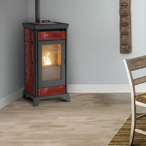 Thermorossi Kokkola Freestanding Pellet Fireplace 9.2kw