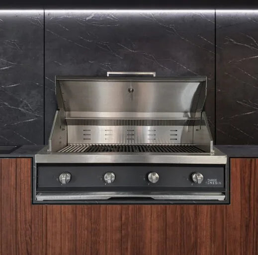 970mm 316 Stainless Steel Gas Braai Insert