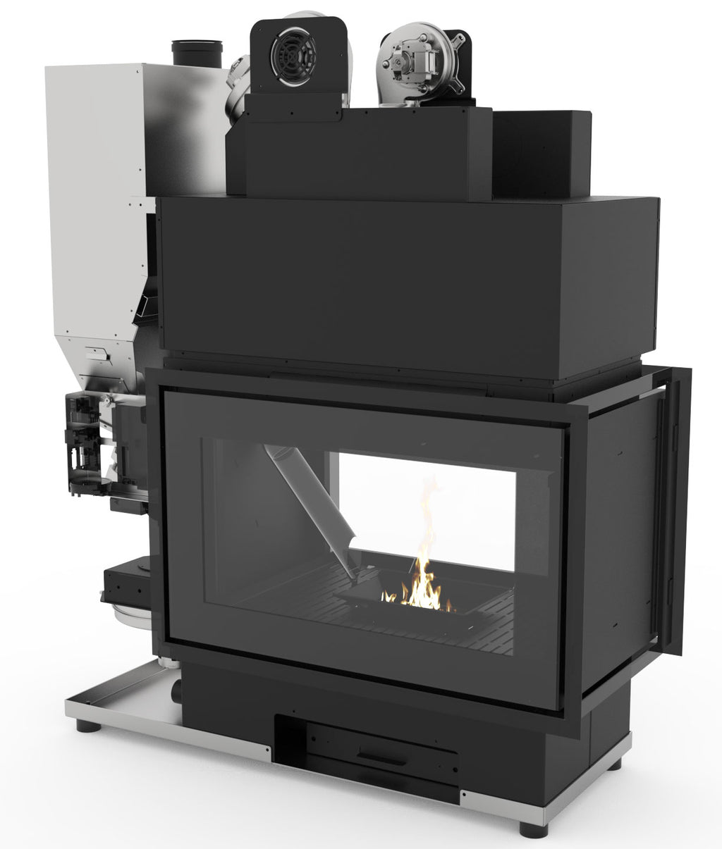L’artistico – Tunny AP 800 double sided pellet fireplace