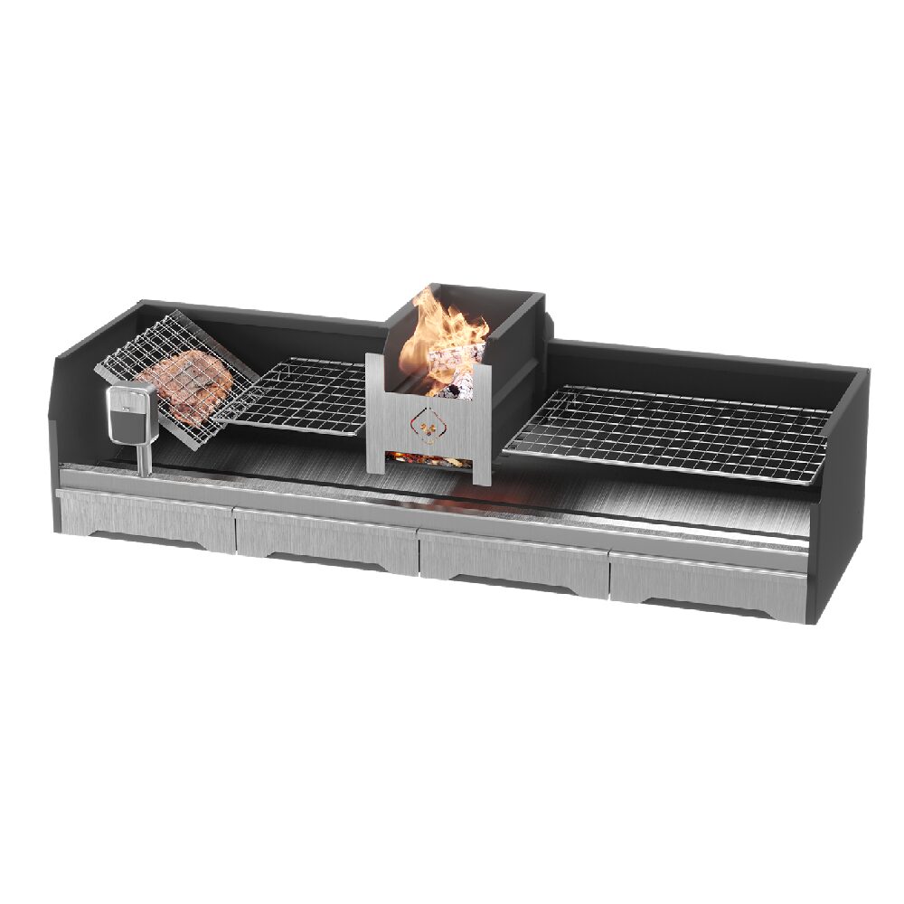 Table top Wood braai insert 1540mm